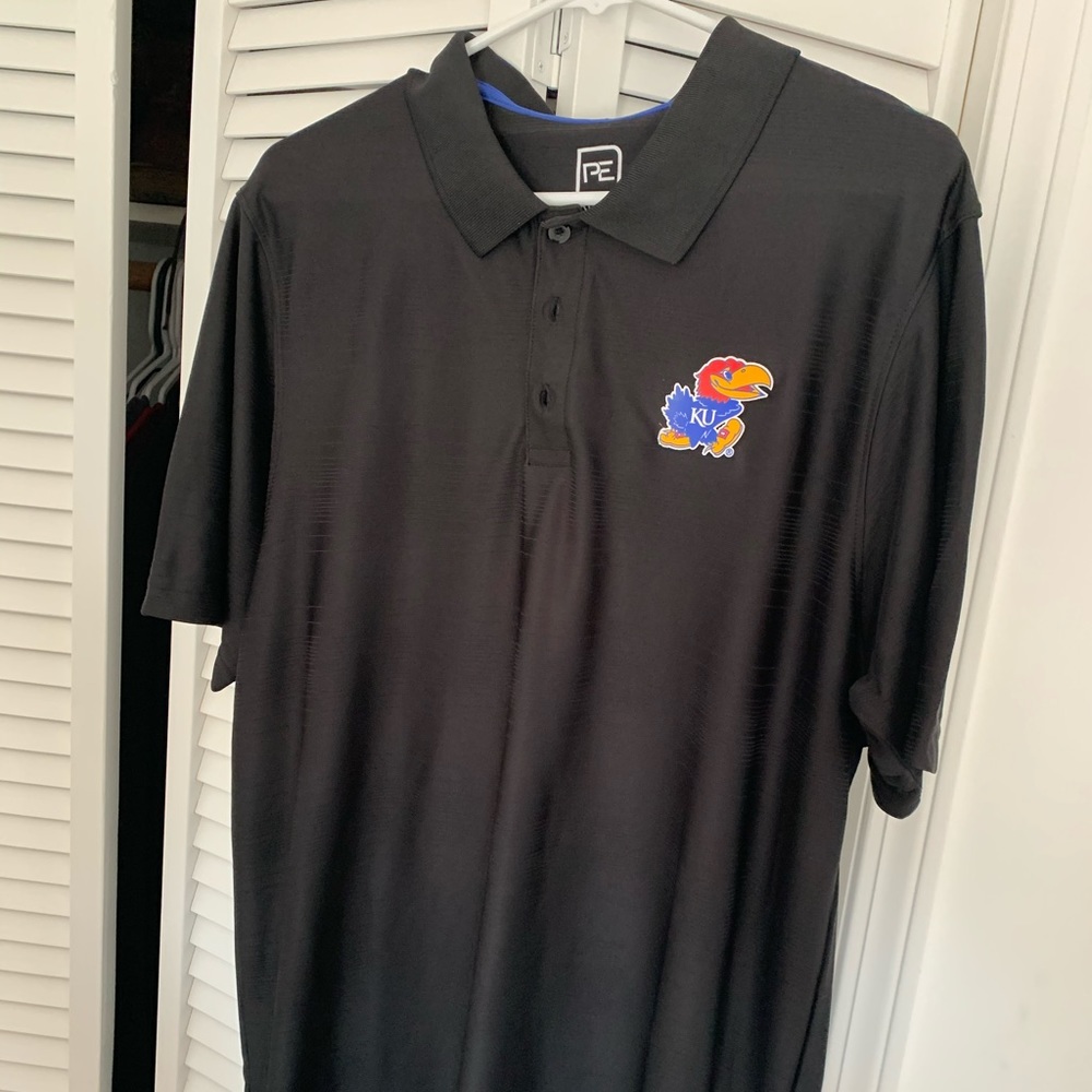 ProEdge University of Kansas XL Black Polo